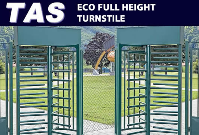 Turnstile Eco full height turnstile Access Control and Attendance stand alone product